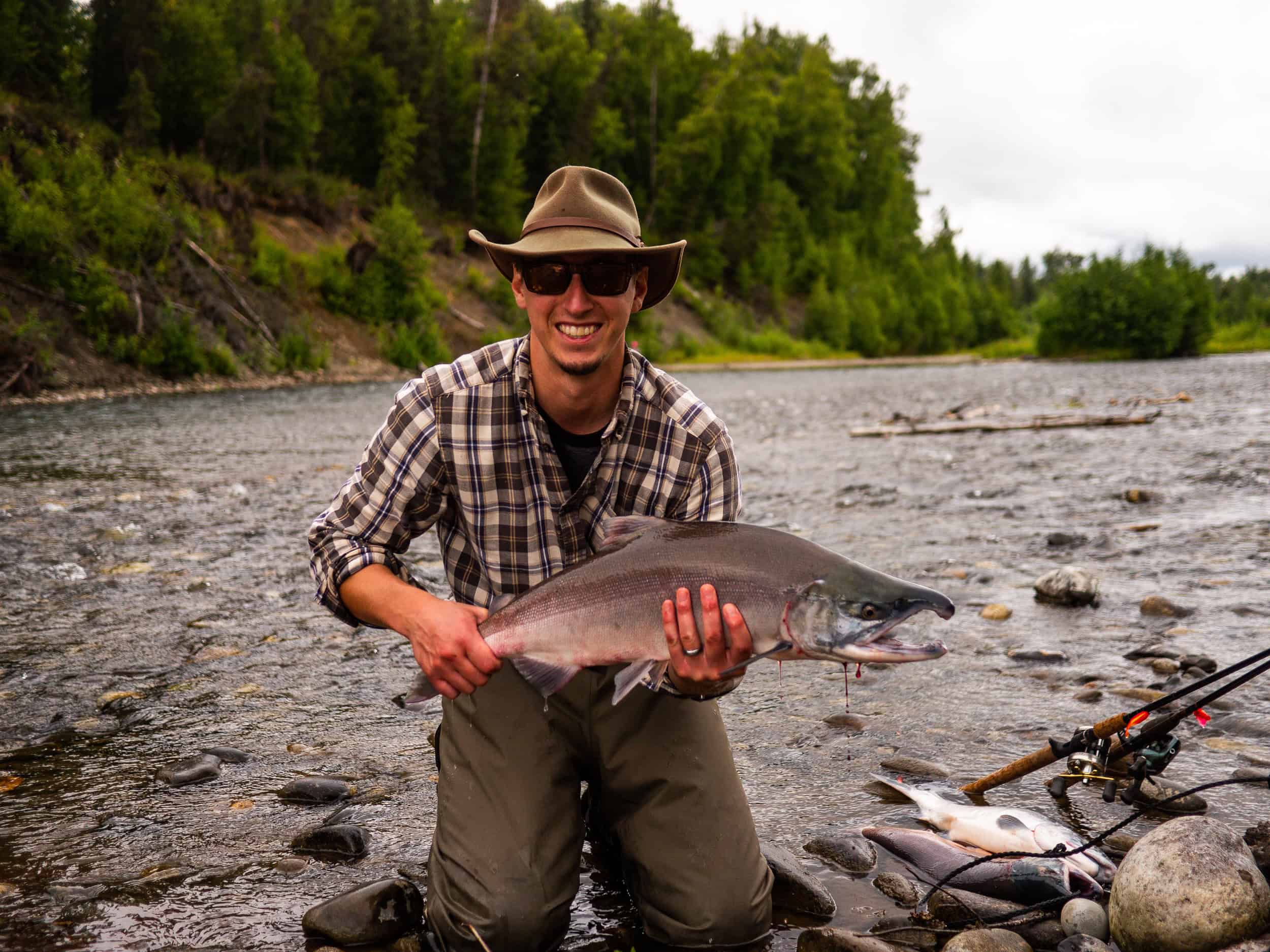 Fishing on Lake Creek
